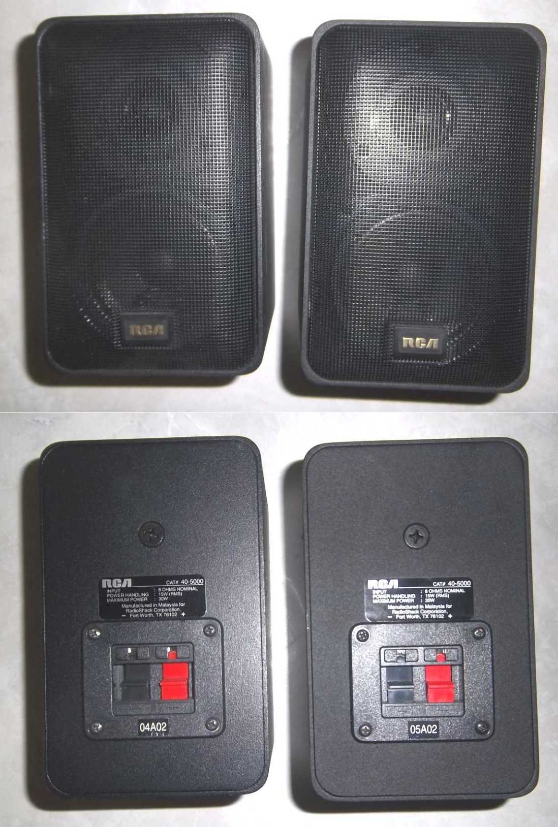 RCA 40-5000 8 Ohm 15 Watt Speakers